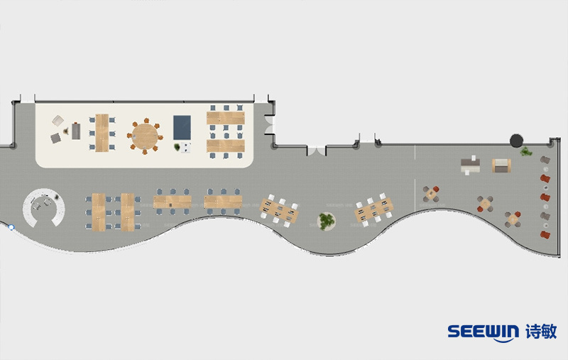 圖書館方案九-600㎡平面圖