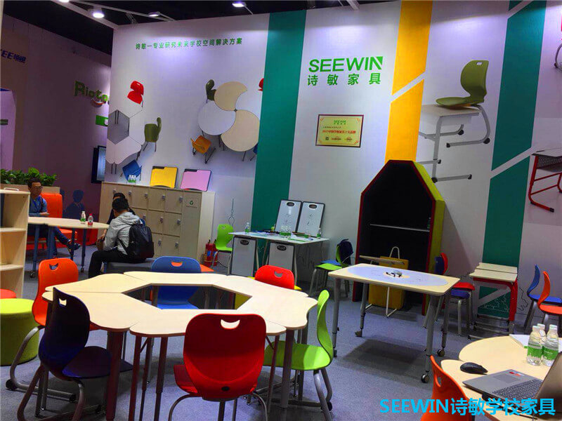 學校家具組合學習桌